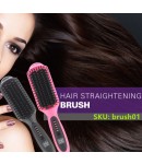 Electric heating fast hair iron hair straightener brush