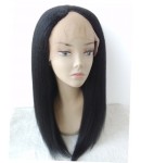 Julia- Kinky straight U part wig Indian Remy hair