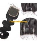 Brazilian virgin body wave 4x4 lace closure