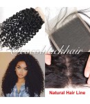 Brazilian virgin curly 4x4 lace closure