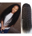 Lena-Burmese virgin hair 8mm curly silk top full lace wig bleached knots