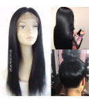 Linda-Chinese virgin Silky Straight Full Lace Wig
