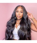 Lucy04-Wear and Go Wig Virgin Human Hair Pre Cut HD Lace Wig loose wave
