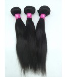 Malaysian virgin 3 bundles silky straight hair weaves