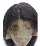 San-Indian remy human hair natural wave full lace wig