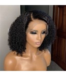 Diamond-Kinky curly Pre plucked Brazilian virgin 13x6 lace front wig