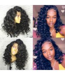 Emily20-Brazilian virgin Spanish wave 360 wig 