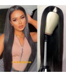 Shay-Silky straight V part wig Brazilian virgin human hair Quick & Easy Affordable Wig