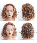 Yonce-Highlight Curly Bob Remy Human Hair T-Part Wig