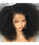 Emily66-Pre plucked Brazilian virgin tight full curly 360 wig 