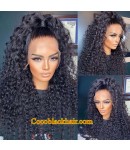 Nova 11-Water wave 13x6 wig glueless lace front Pre plucked hairline Brazilian virgin human hair