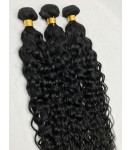 Brazilian virgin 3 bundles water wave machine wefts