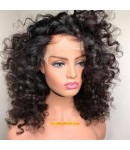 Angela 54-5x5 HD lace closure wig wave curly Brazilian virgin human hair 