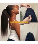 Human Hair Drawstring Ponytail 