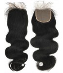 Yaki body wave silk base top closure