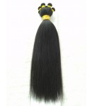 Indian remy Yaki straight hand tied wefts