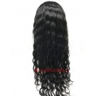 Beatty-Burmese virgin hair 14mm curly silk top full lace wig bleached knots