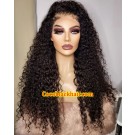 Denise- 4C hairline natural curly 13*6 HD lace front wig Brazilian virgin human hair Pre-plucked