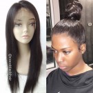 Allie-Indian Remy Natural Straight Full Lace Wig