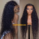 Keke-HD Lace 13x6 Wig big curly Brazilian hair glueless lace front Pre plucked hairline