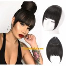 Detachable fringe Chinese bangs Virgin human hair silk straight 