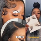 HD lace baby hairs 100% human hair 