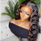 Emily55-Pre plucked Brazilian virgin highlight wave 360 wig 