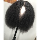 Emily34-Pre plucked Brazilian virgin kinky curly 360 wig 