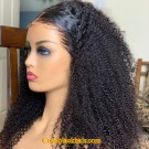 Asma-Kinky curly full lace wig Brazilian virgin human hair