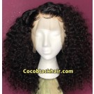 Emily58-Pre plucked Brazilian virgin natural curl 360 wig 