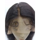 San-Indian remy human hair natural wave full lace wig
