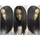 Diana- Brazilian virgin pre plucked bob straight full lace wig