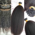 Tips extension 10A grade microlinks Brazilian virgin human hair 