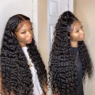 Emily19-Brazilian virgin water wave 360 frontal wig 