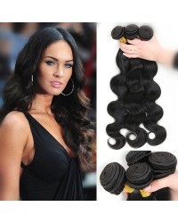 Chinese virgin 3 bundles body wave hair weaves