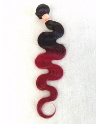 Brazilian Virgin Body wave 1B/99J Ombre Hair Extensions