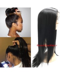 Brazilian Virgin light yaki 360 Lace Frontal 