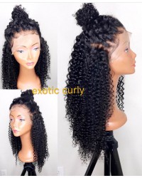 Helen-Brazilian virgin exotic curly full lace wig