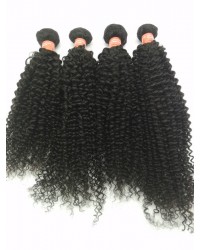 Brazilian virgin 4 bundles curly hair weaves