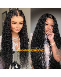 Angela 05-5x5 HD lace closure wig curl wave Brazilian virgin hair 