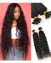 Brazilian virgin loose deep curly hand tied wefts