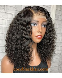 Emily64- bomb Deep wave pre plucked Brazilian virgin 360 wig