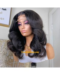 Angela 52- Bouncy wave 5x5 HD lace closure wig Pre-plucked hairline