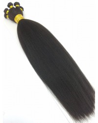 Indian remy Coarse Yaki hand tied wefts