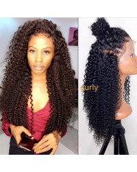 Nilda-Brazilian virgin exotic curly lace front wig