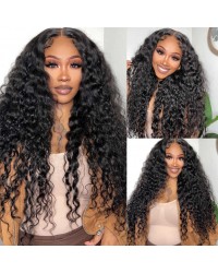 Lucy10-Wear and Go Wig Brazilian Virgin Human Hair HD Lace Wig deep wave