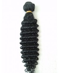 virgin hair deep wave machine weft