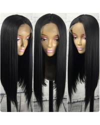 Emily21-Pre plucked Brazilian virgin silky straight bob 360 frontal wig 