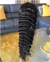 Sonia-Brazilian virgin drop wave full lace wig