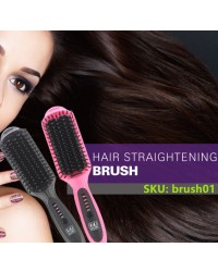 Electric heating fast hair iron hair straightener brush